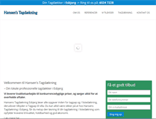 Tablet Screenshot of hansenstag.dk